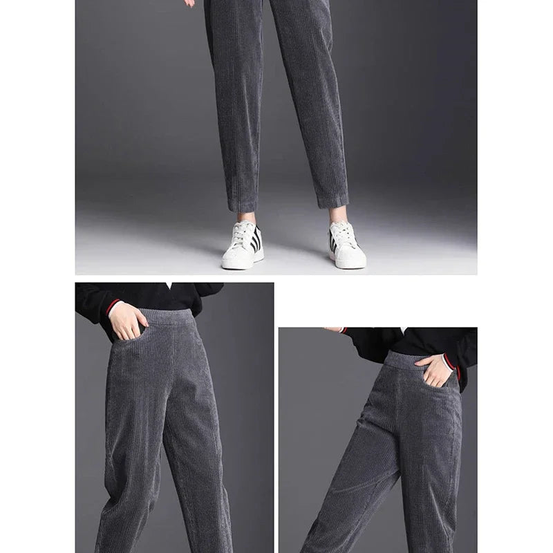 Women's Corduroy Harem Pants