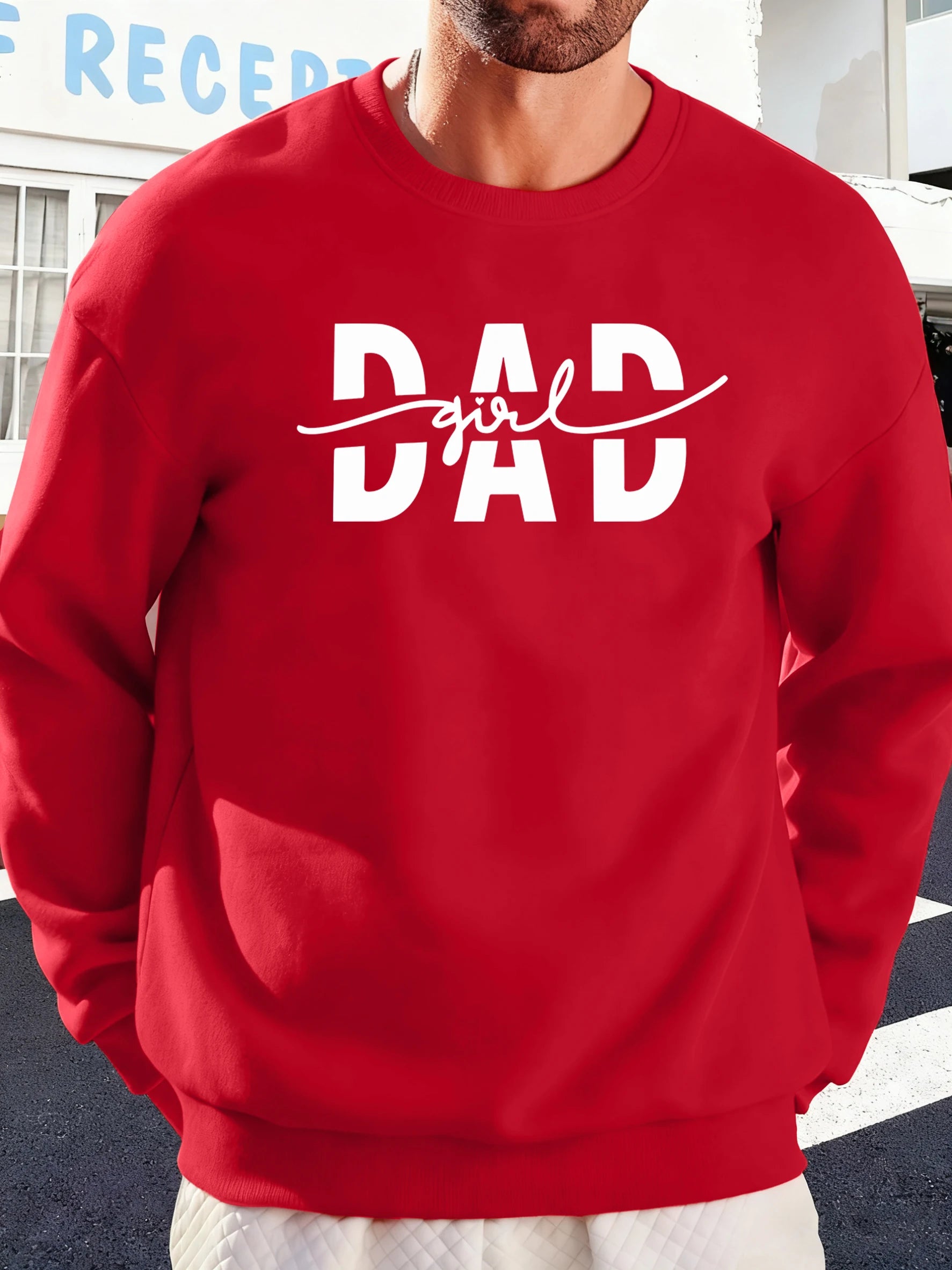 Men's Dad Girl Print Hoodie