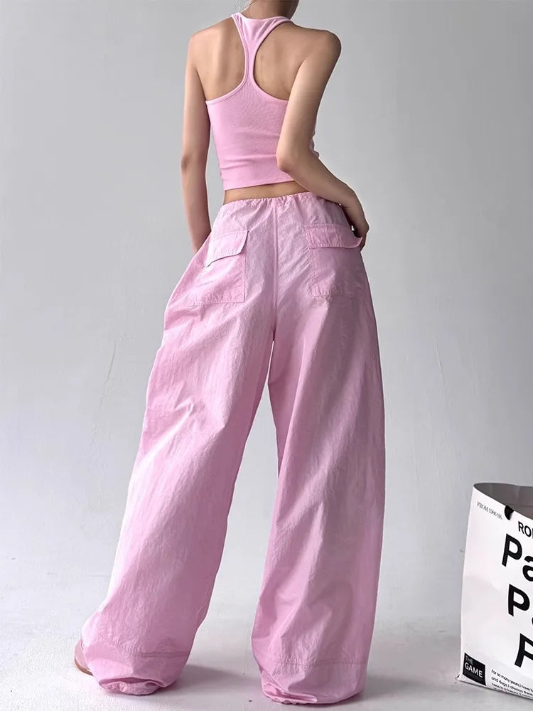 Women's Embroidered Cargo Pants