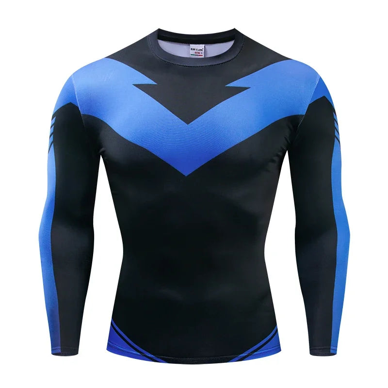 Men's 3D Printed Compression Shirt