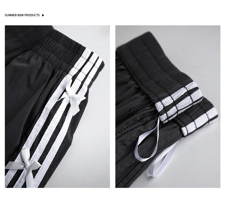 Women's Oversized Striped Shorts