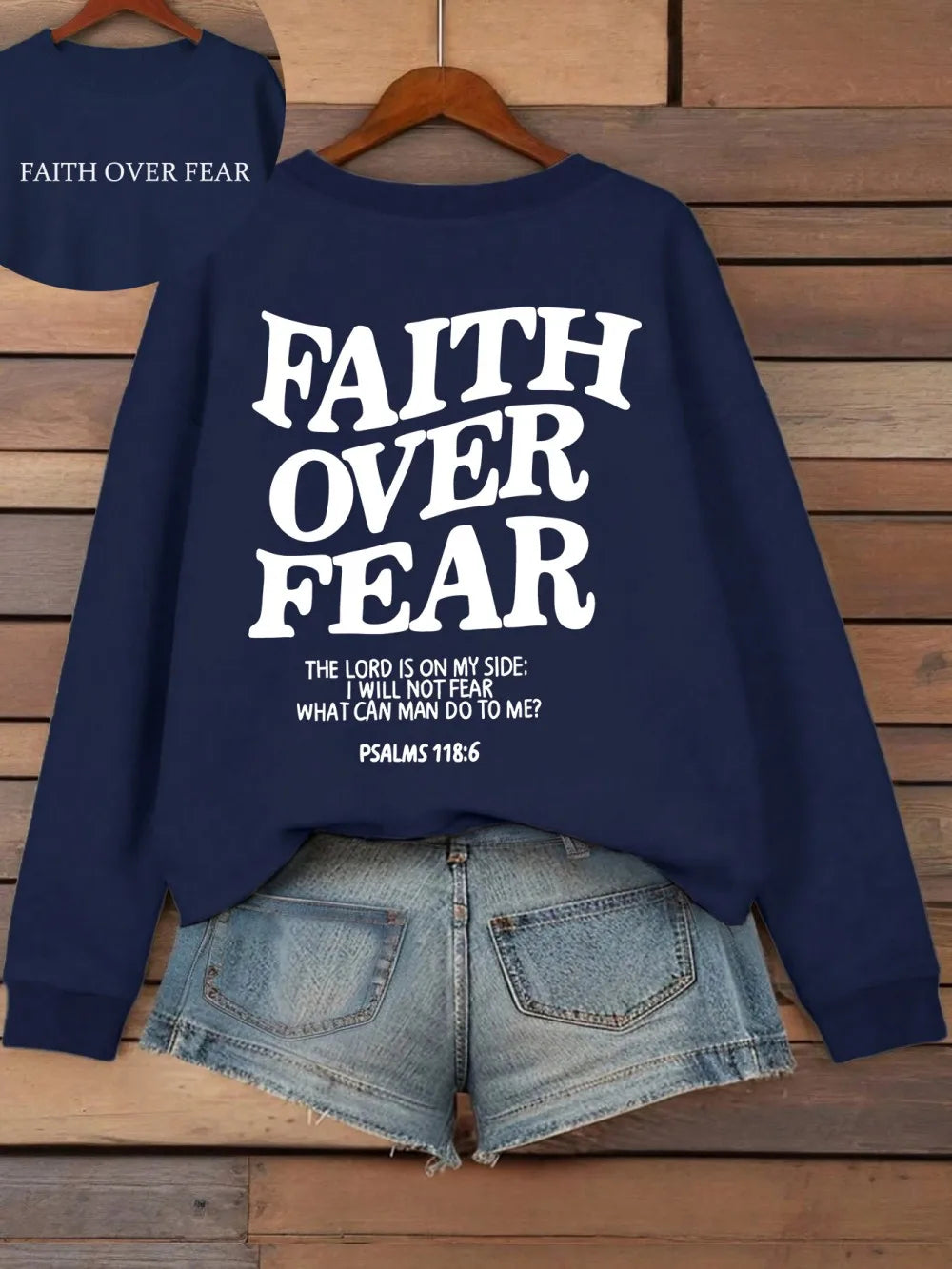 Women's Faith Over Fear Hoodie