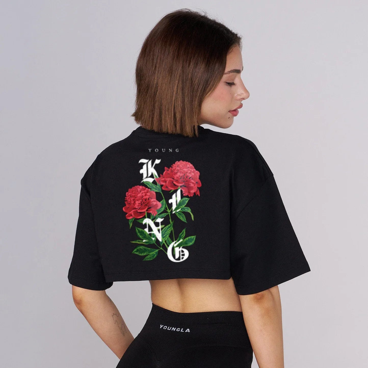 Summer Short Sleeve T Shirts Women Cotton T-shirt O Neck High Waist Crop Top Tee Female Casual Loose T Shirt women