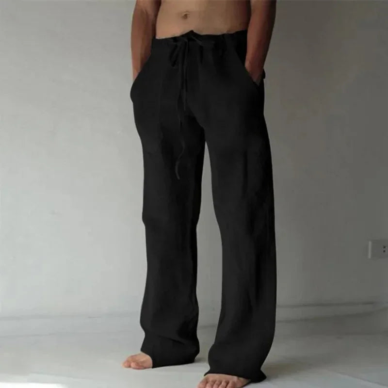Men's Cotton Linen Casual Pants