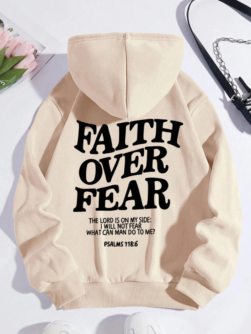 Women's Faith Over Fear Hoodie