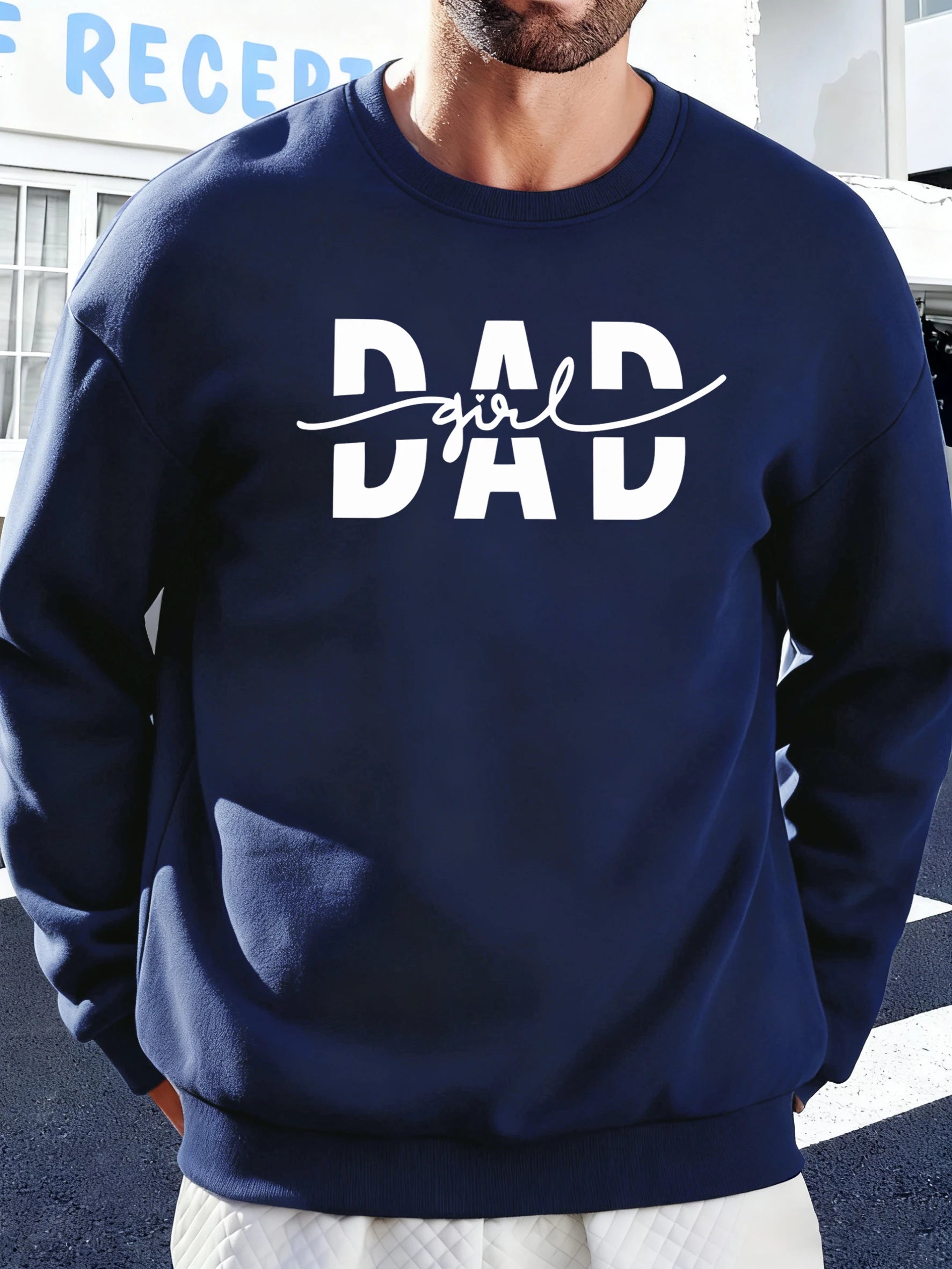 Men's Dad Girl Print Hoodie