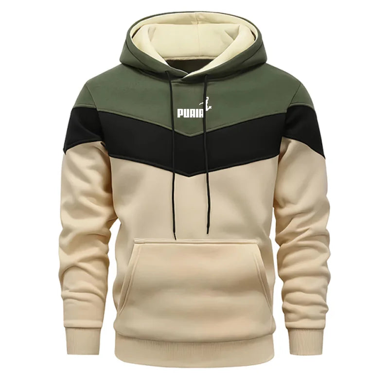 Men's Tricolor Sweatshirt Set