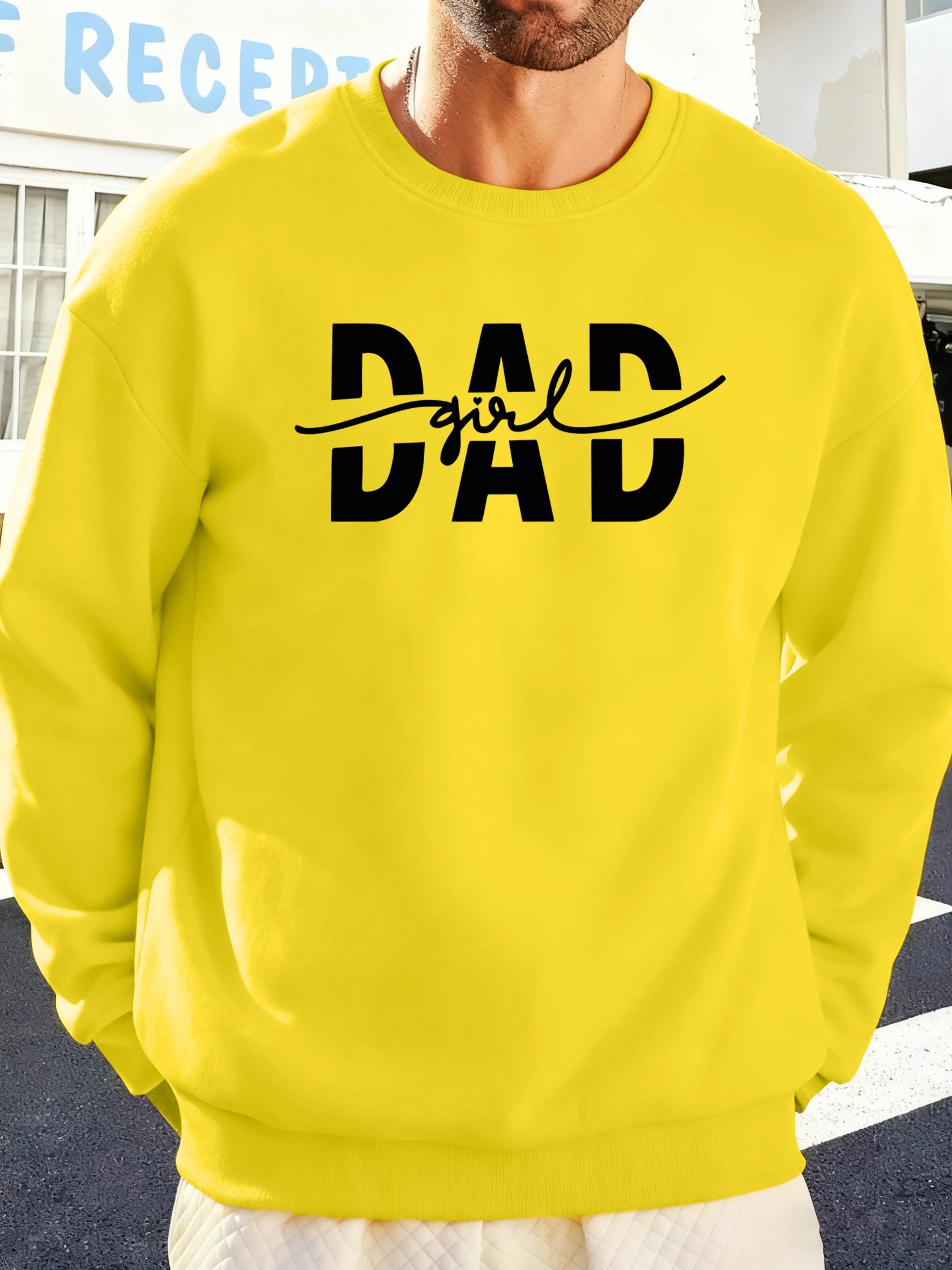 Men's Dad Girl Print Hoodie