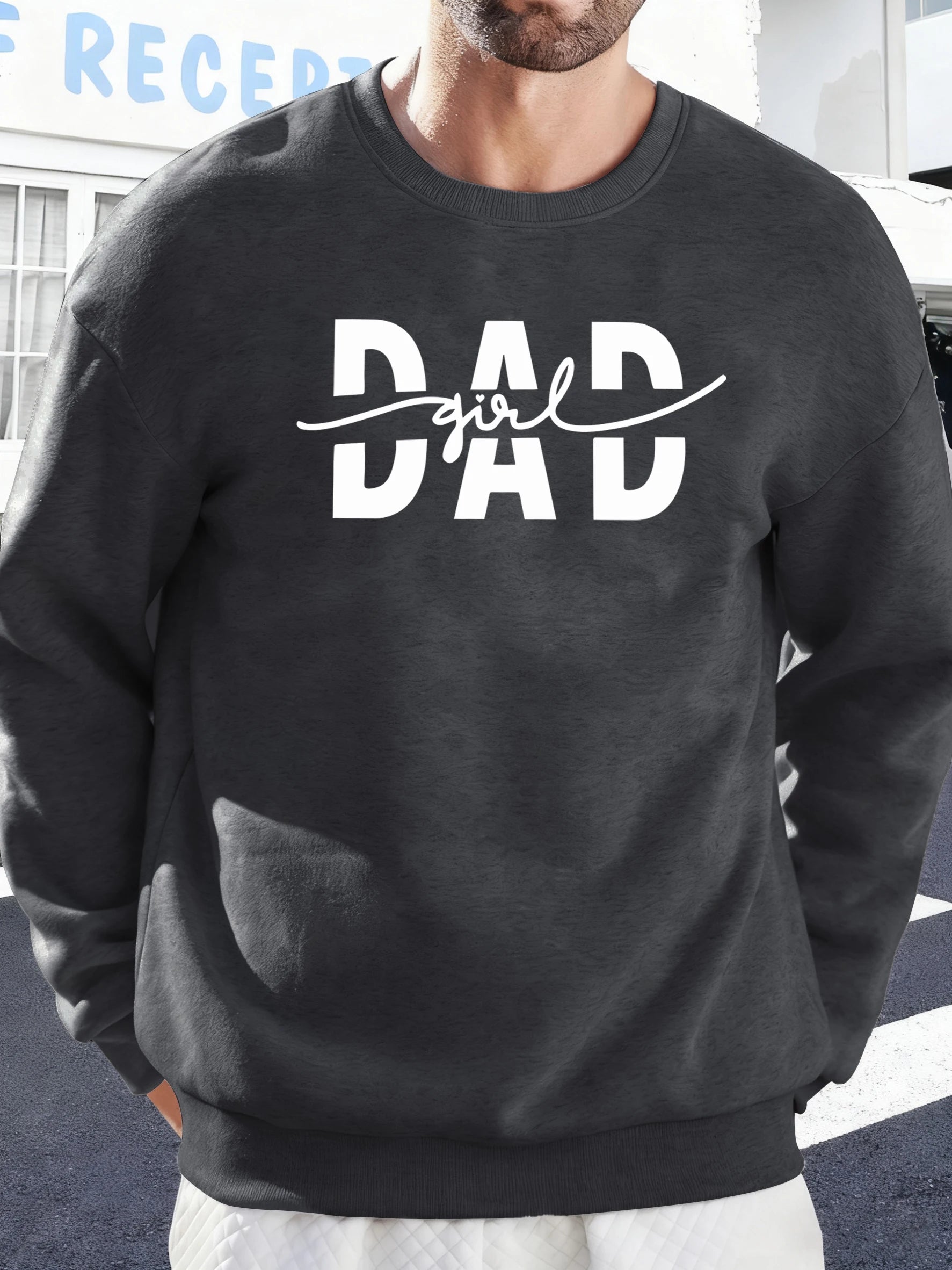 Men's Dad Girl Print Hoodie