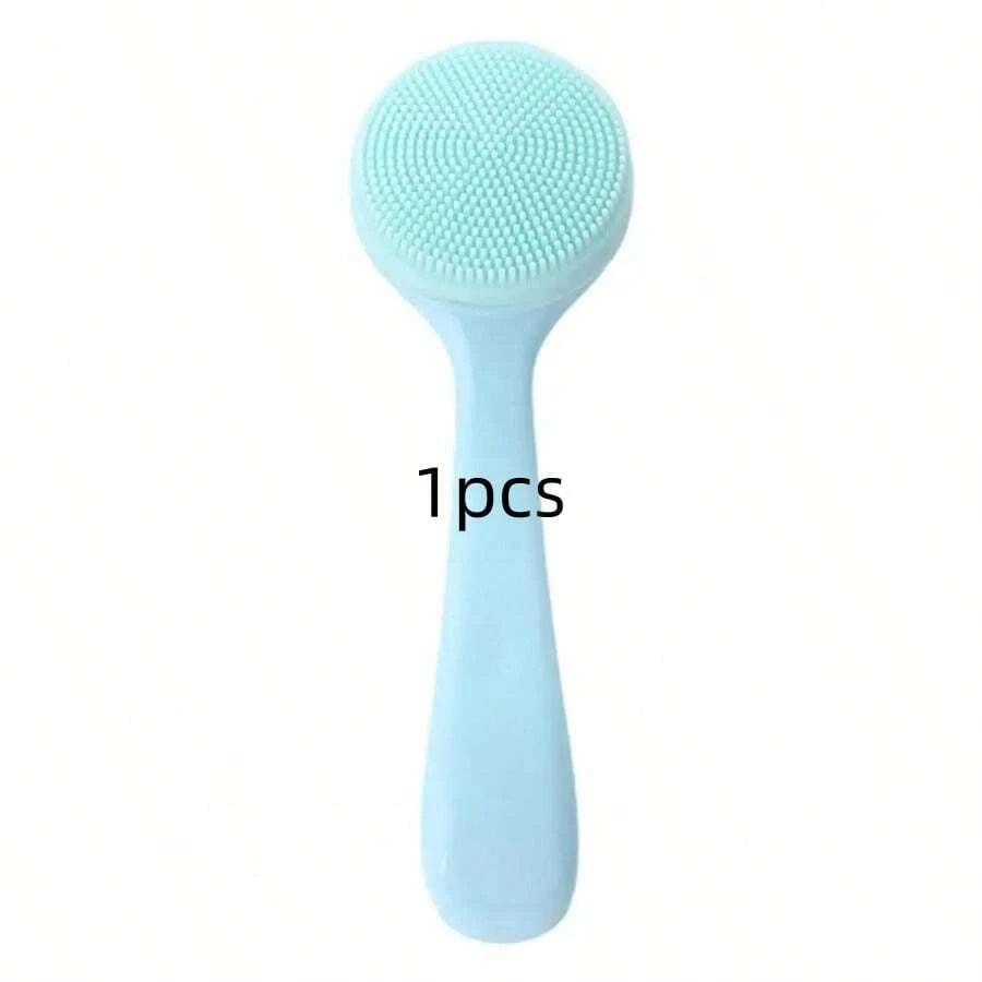 1/3/6Pcs Silicone Facial Cleansing Brushes Set - Gentle Exfoliating, Deep Cleaning, Makeup Remover, Blackhead Removal