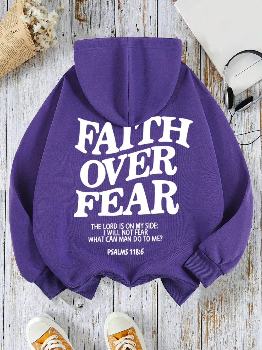 Women's Faith Over Fear Hoodie
