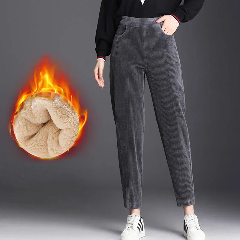 Women's Corduroy Harem Pants