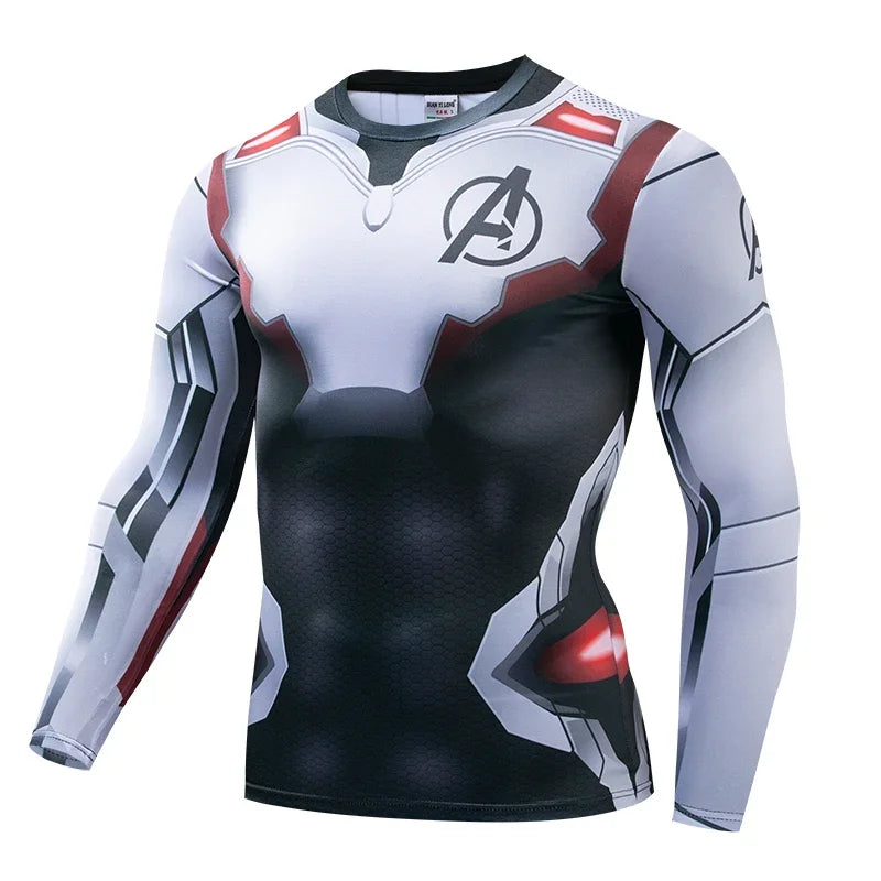 Men's 3D Printed Compression Shirt