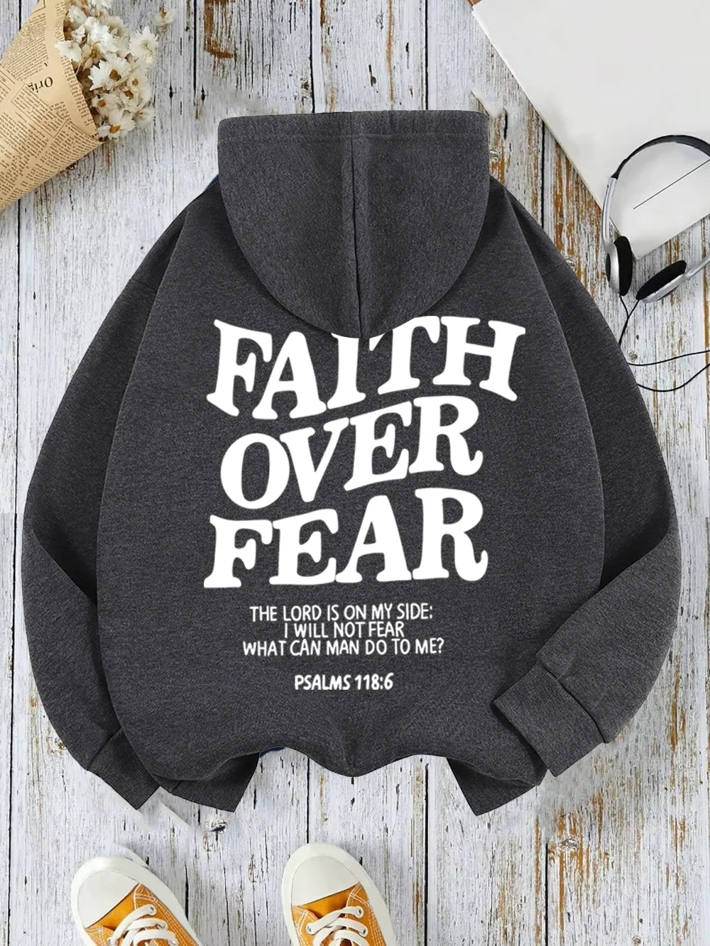 Women's Faith Over Fear Hoodie