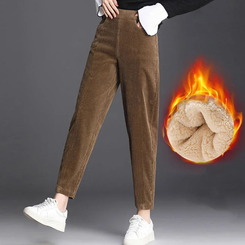 Women's Corduroy Harem Pants