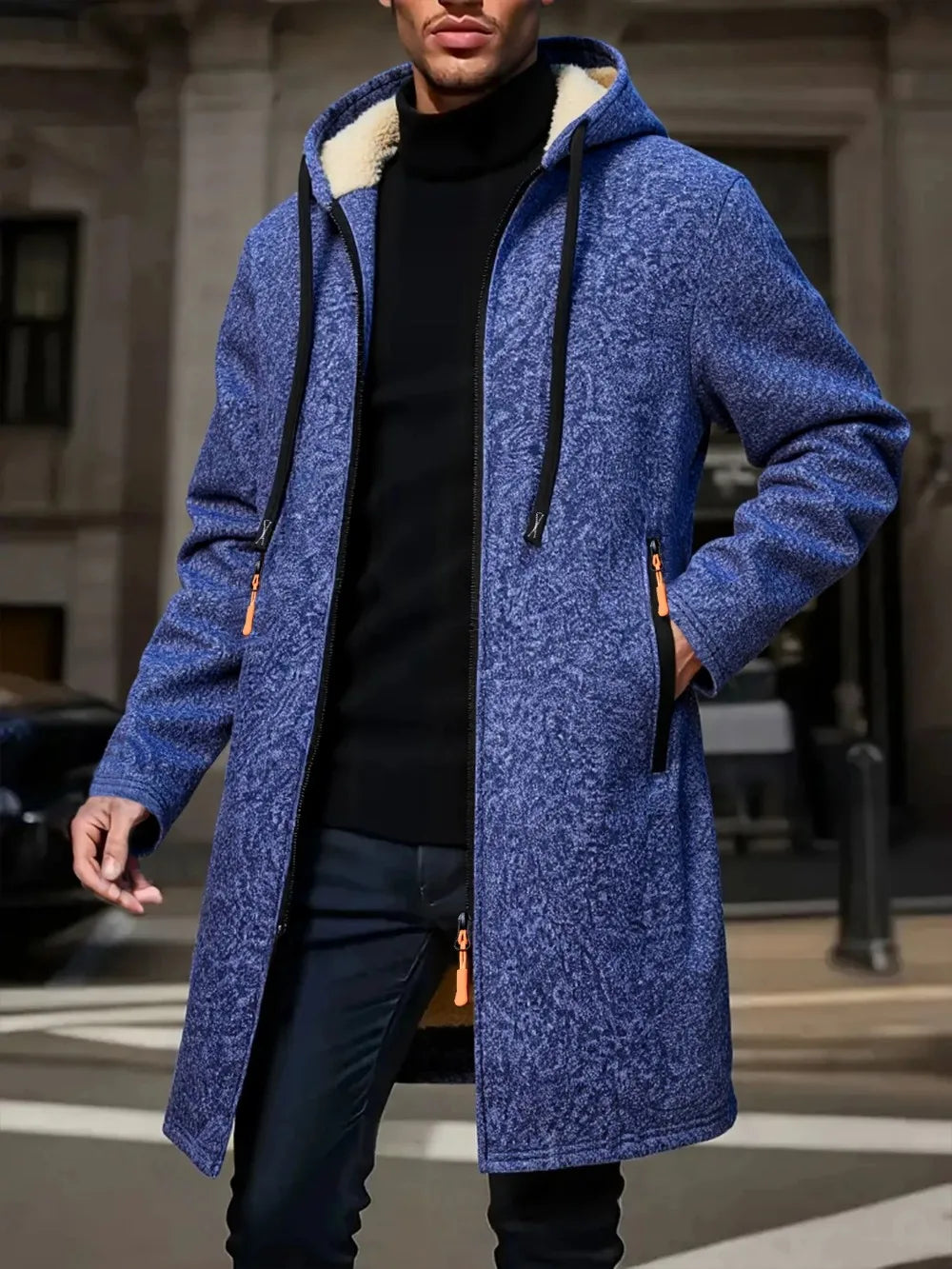 Men's Winter Zip-Up Hoodie