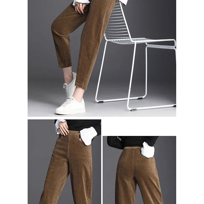 Women's Corduroy Harem Pants