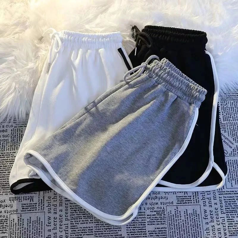 Women's Striped Athletic Shorts