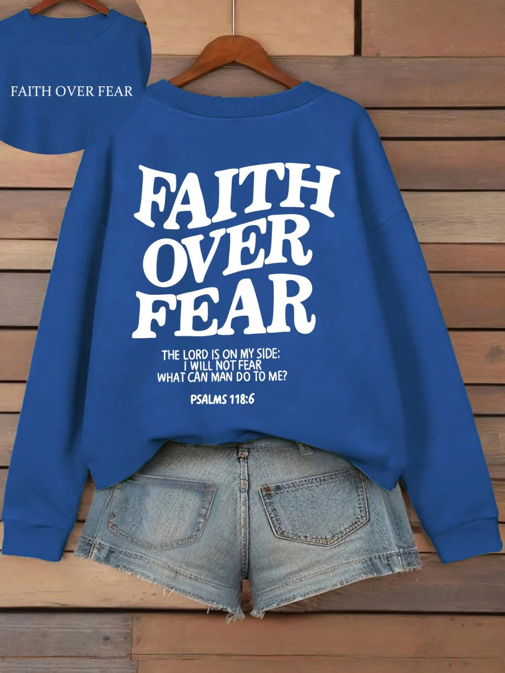 Women's Faith Over Fear Hoodie