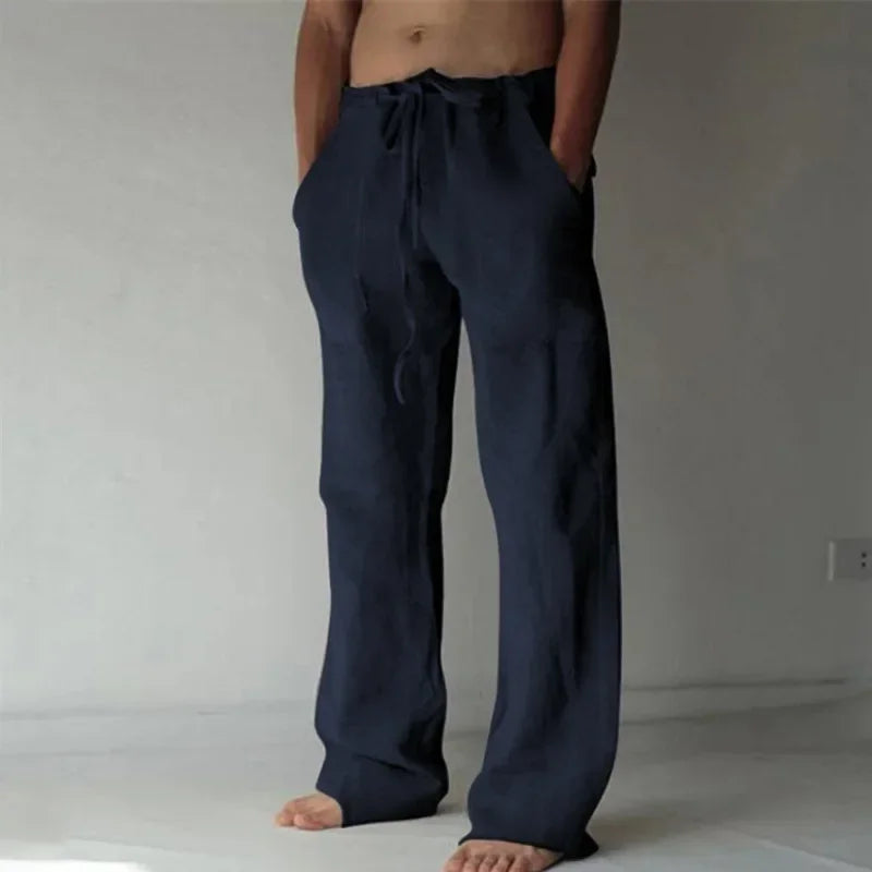 Men's Cotton Linen Casual Pants