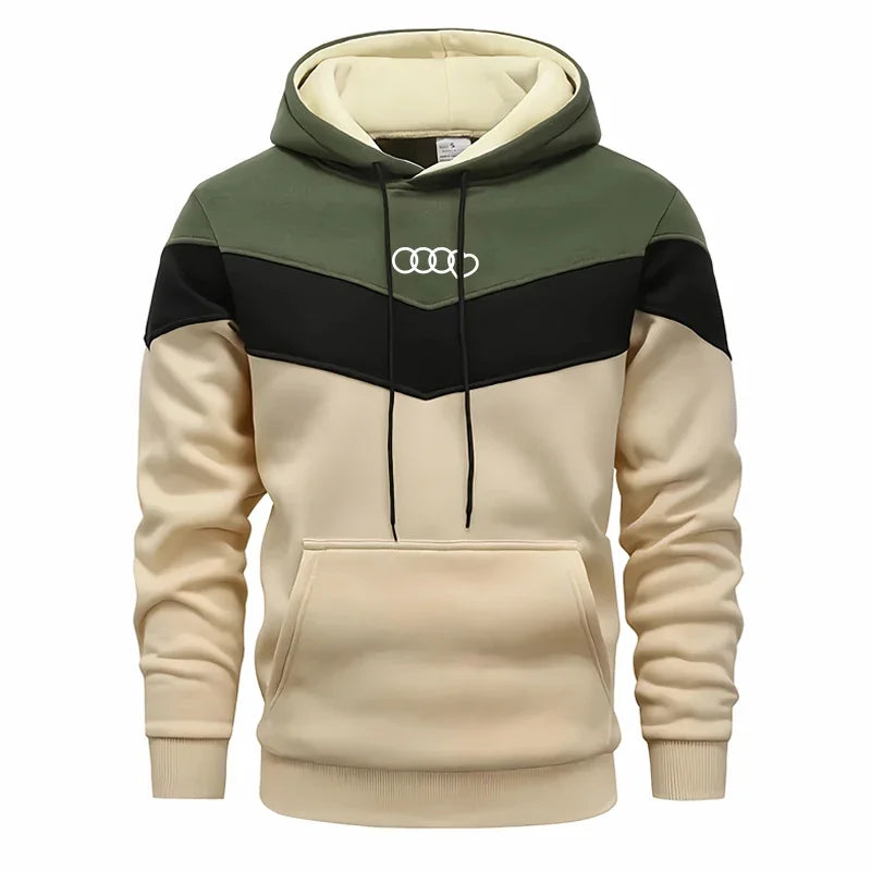 Men's Tricolor Tracksuit Set