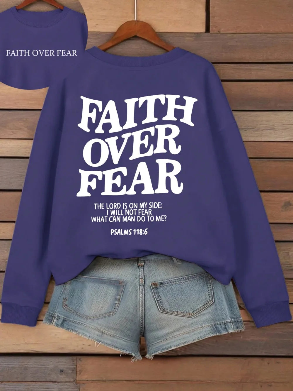 Women's Faith Over Fear Hoodie