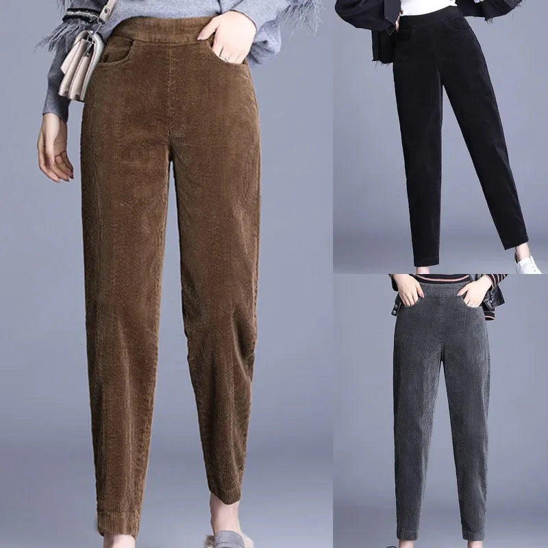 Women's Corduroy Harem Pants
