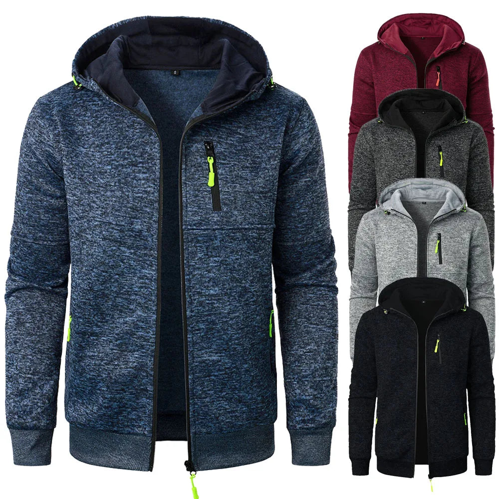 Men's Zip-Up Hoodie Jacket