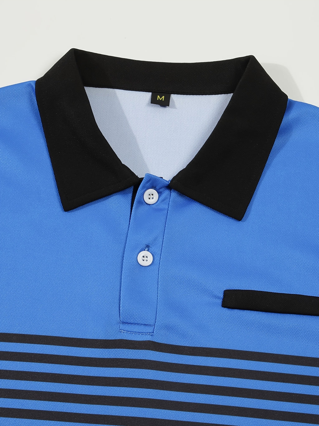 Men's Striped Golf Polo
