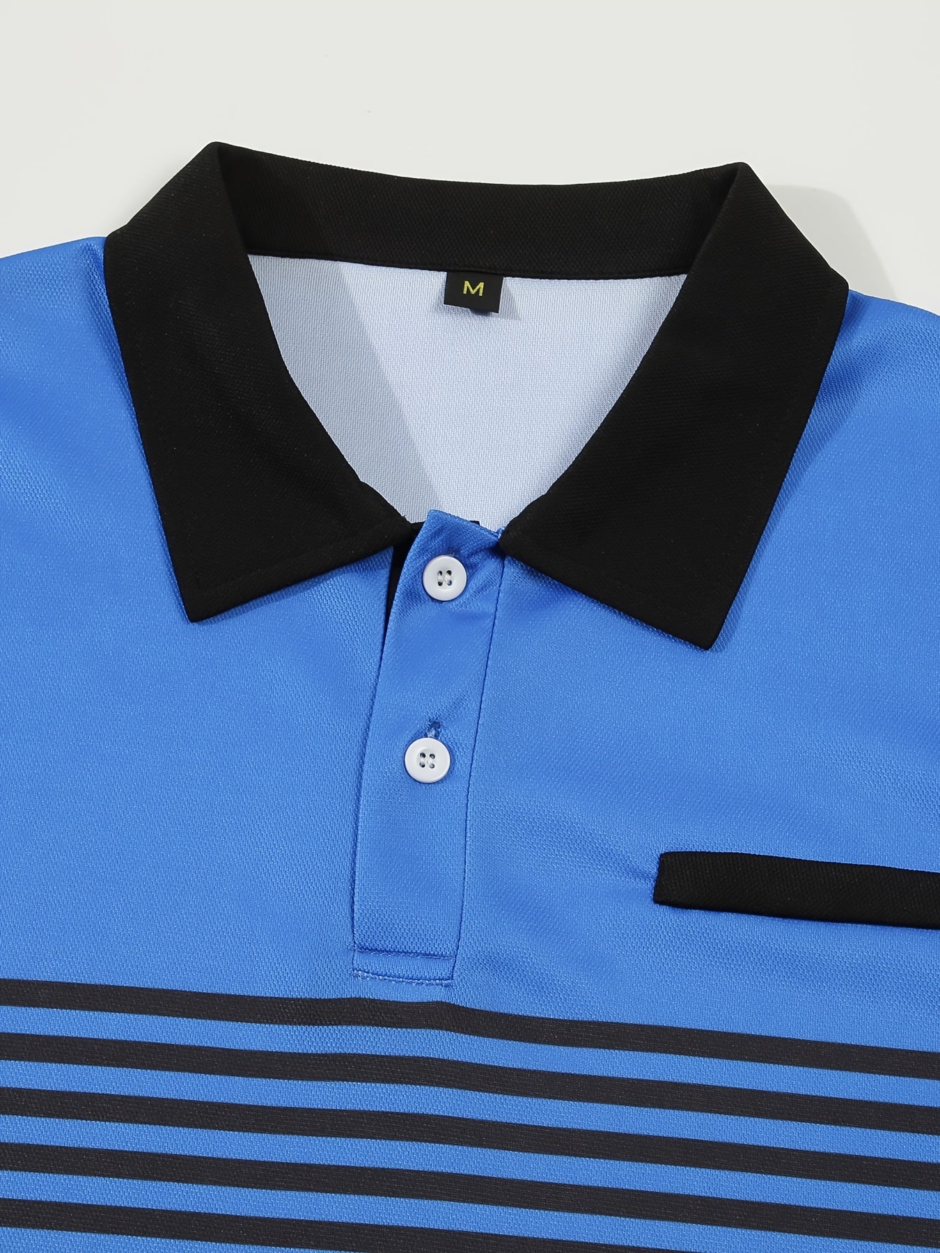 Men's Striped Golf Polo