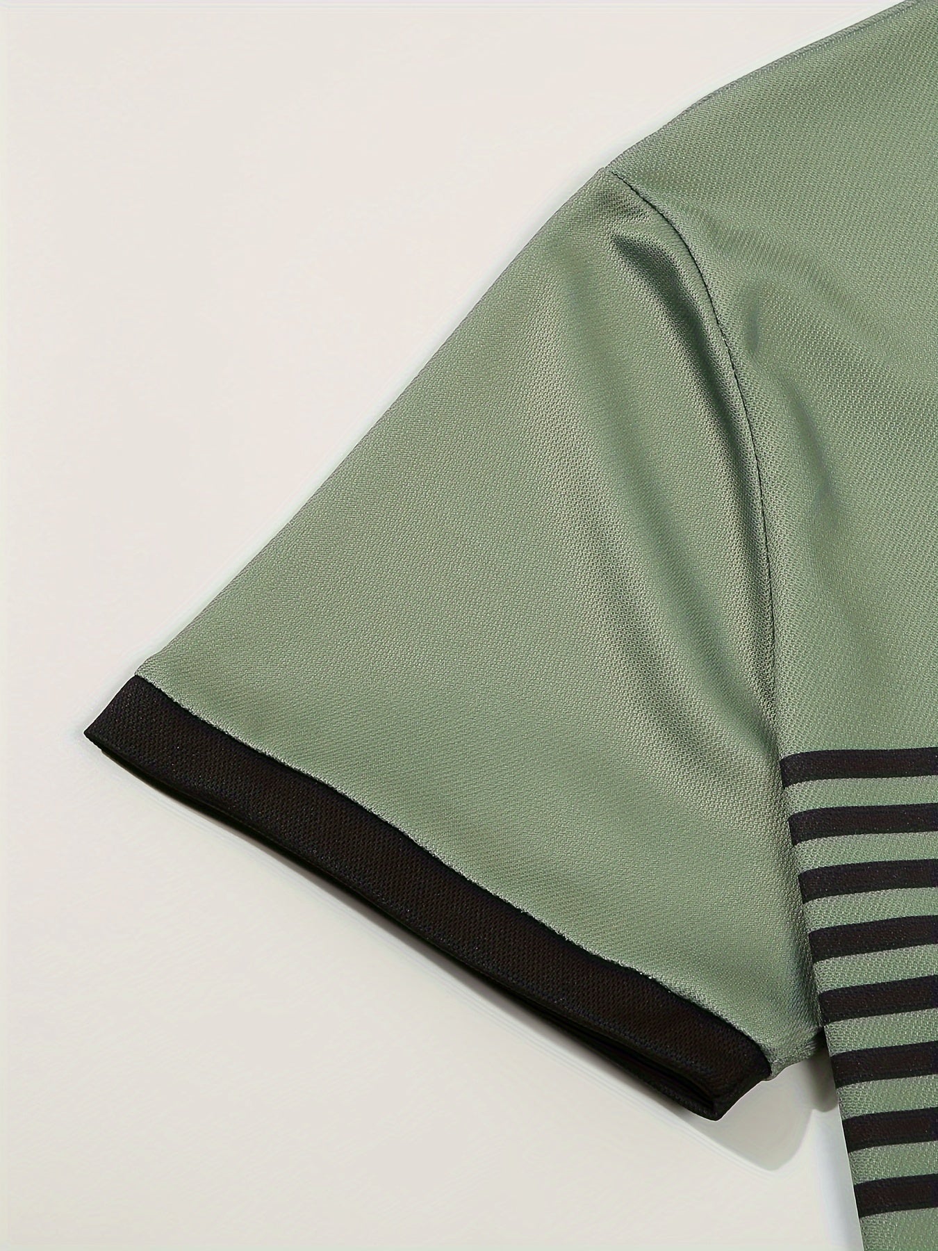 Men's Striped Golf Polo