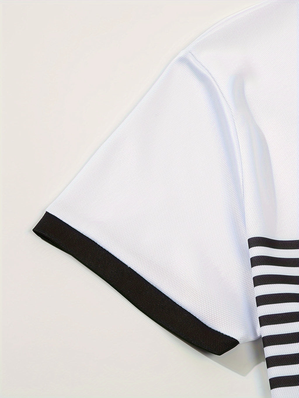 Men's Striped Golf Polo