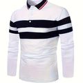 Men's Striped Polo Shirt