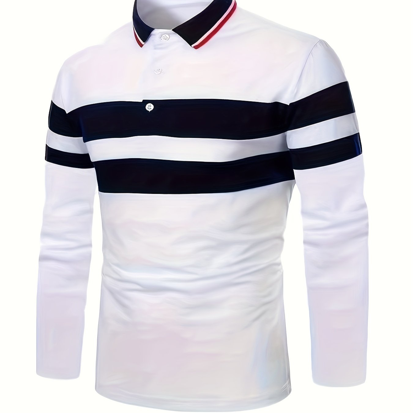 Men's Striped Polo Shirt