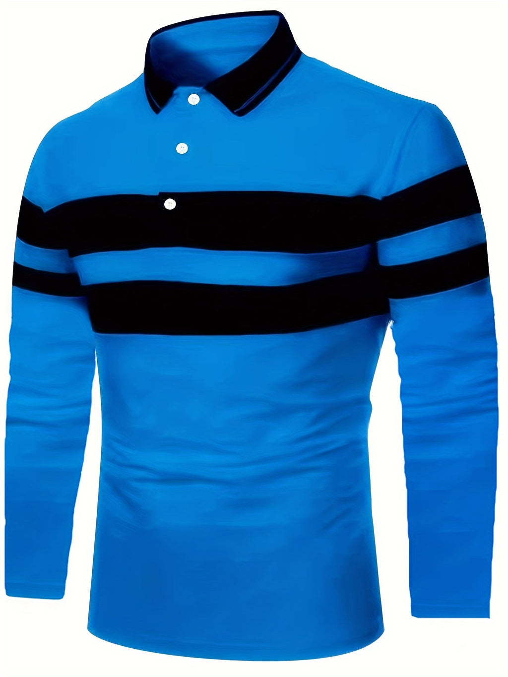 Men's Striped Polo Shirt