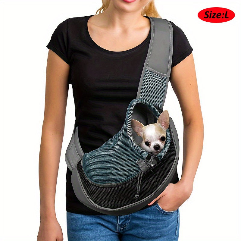 Reflective Mesh Pet Sling Carrier