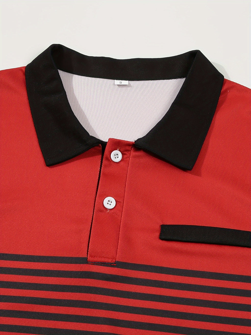 Men's Striped Golf Polo