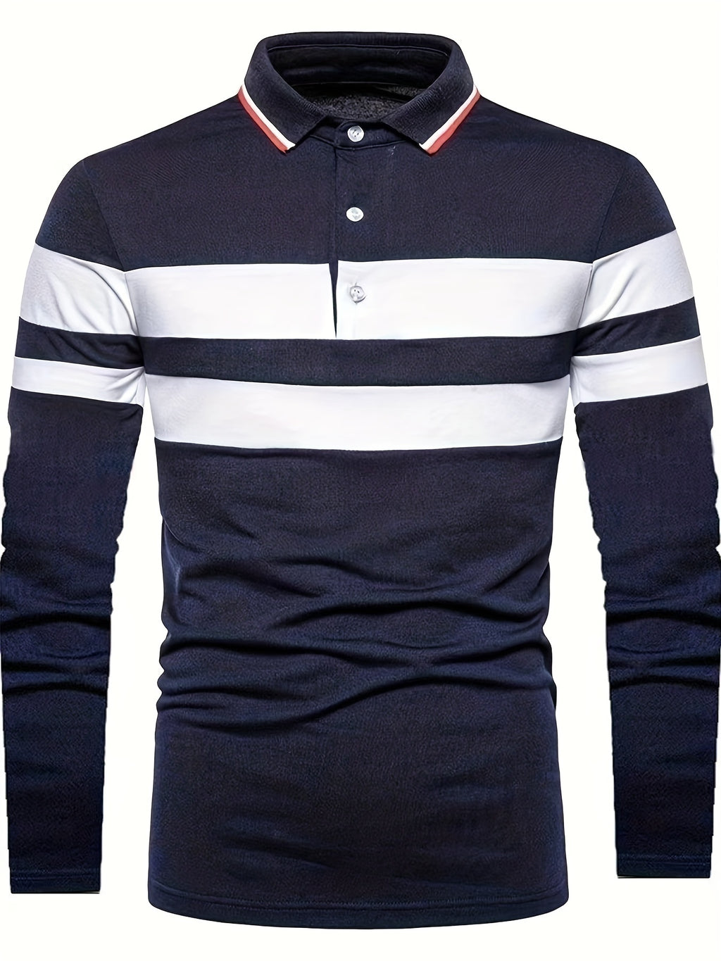 Men's Striped Polo Shirt