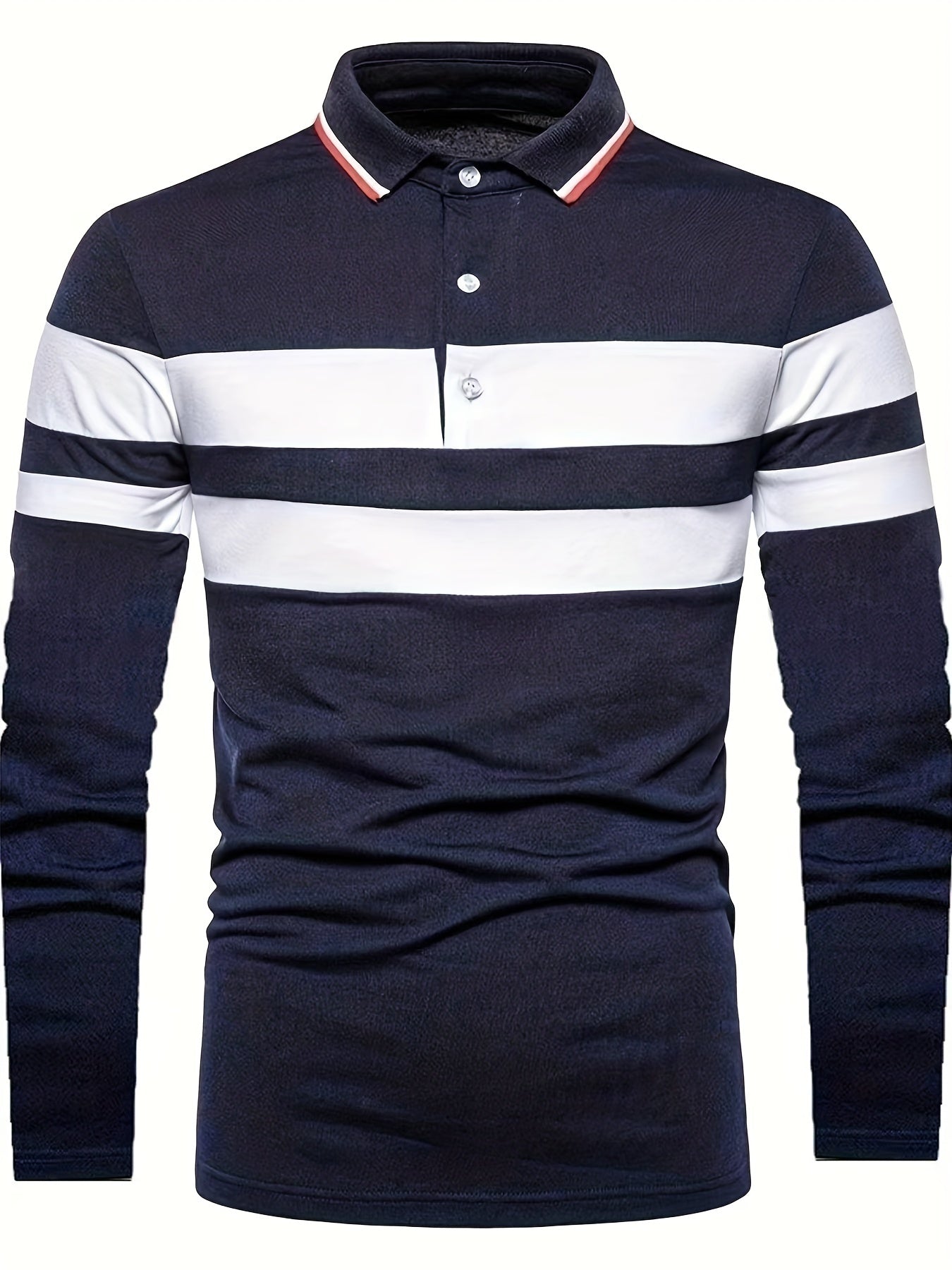 Men's Striped Polo Shirt
