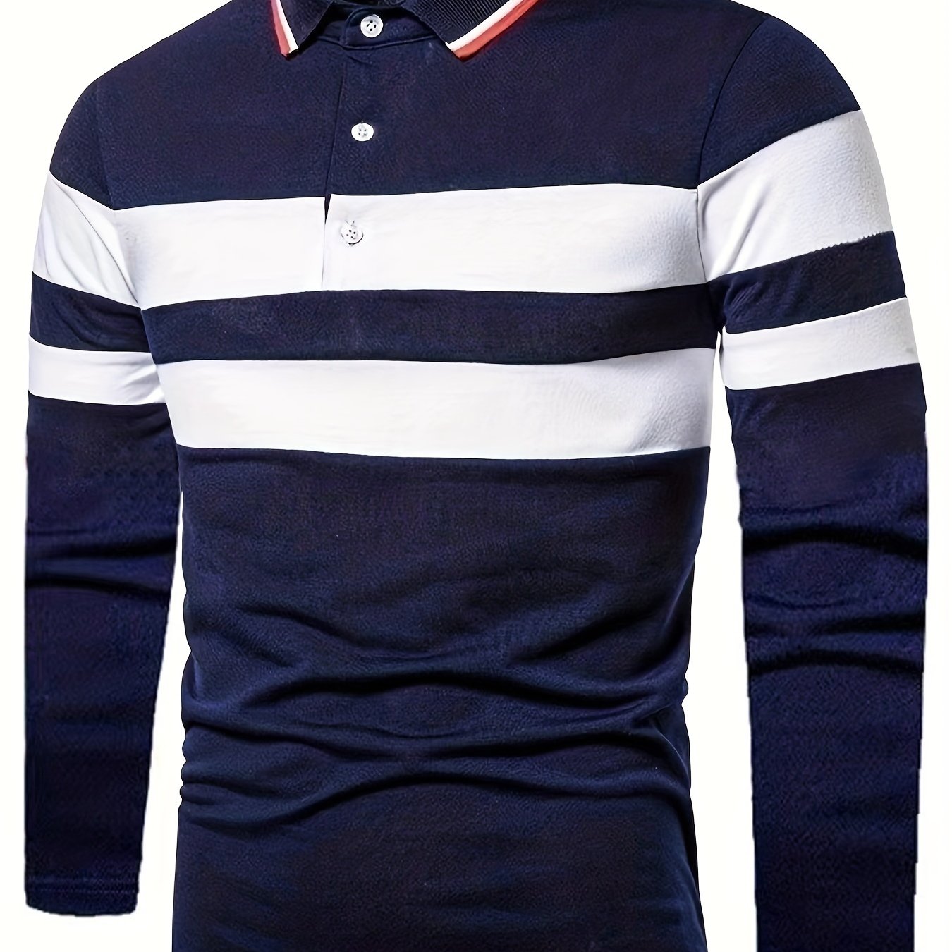 Men's Striped Polo Shirt