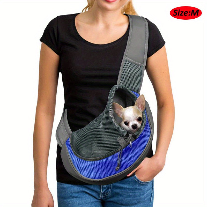 Reflective Mesh Pet Sling Carrier