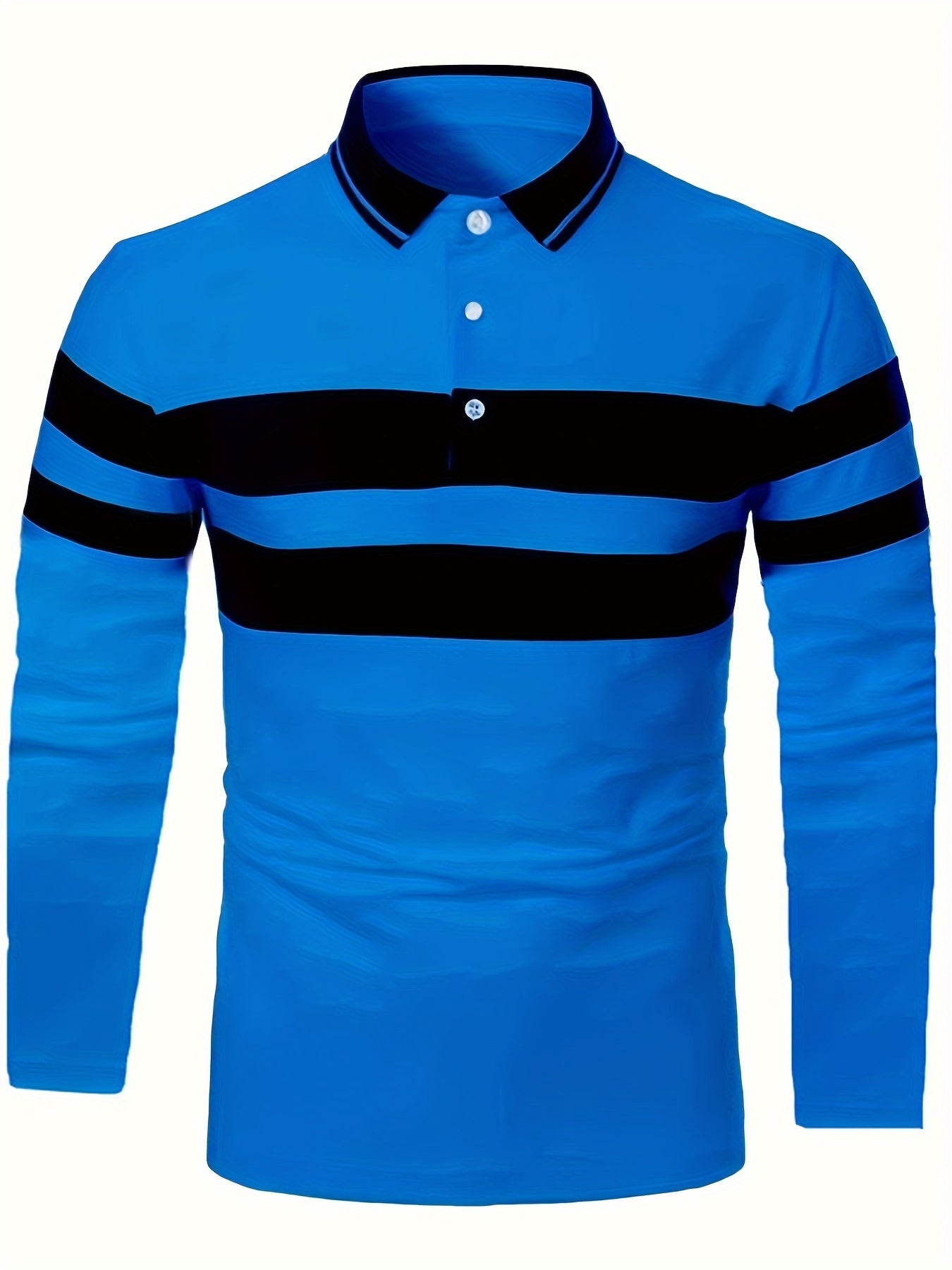 Men's Striped Polo Shirt